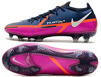 Бутсы Nike Phantom GT Pro FG футбольная обувь найк фантом фиолетовые обувь для футбола копочки найк