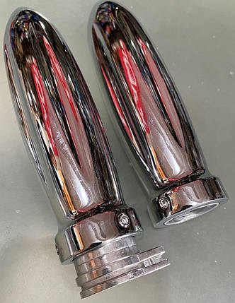 Ручки керма хром куля JY-11 внутрішній Ǿ 23 Ǿ 23, фото 1