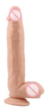 Фалоімітатор реалістичний на присоску Ballsy super cock 12.4 Chisa 30 см