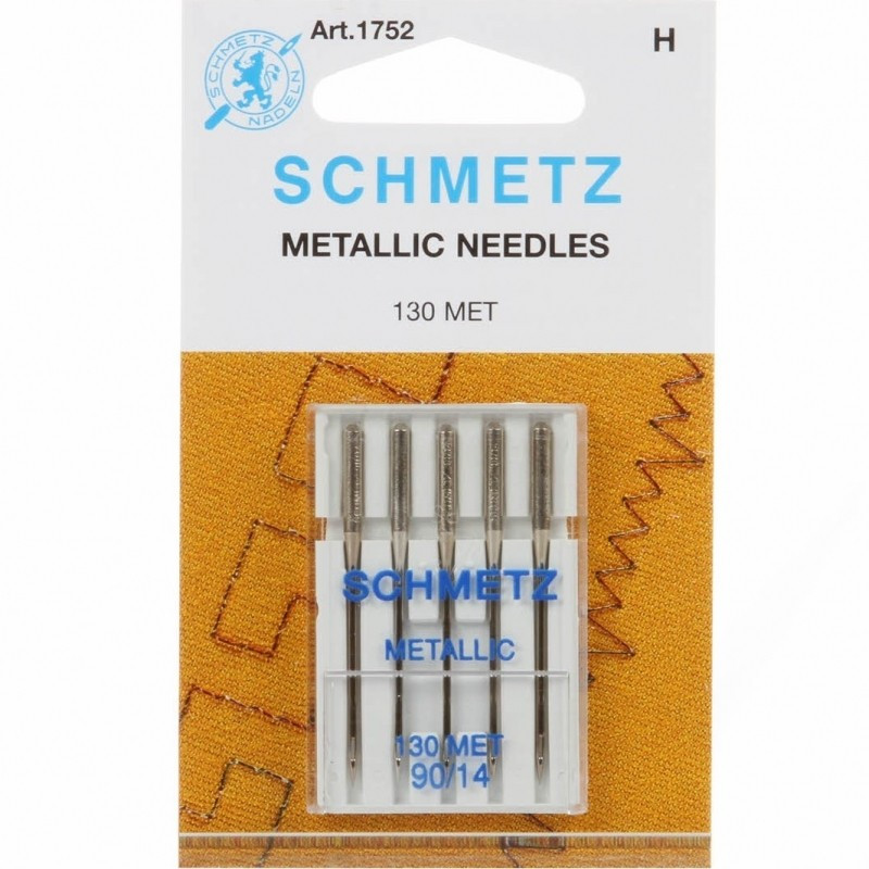 Голки вишивальні металік Schmetz Metallic No90