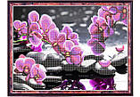 Схема для вишивки бісером квіти, "Орхідея над водою", фото 2