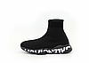 Кросівки шкарпетки Balenciaga speed trainer black white Взуття Баленсіага снікерси чорно-білі чоловічі жіночі, фото 4