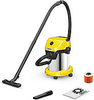 Професійний пилосос Karcher wd 3 S Premium inox (нове покоління 2022 року)