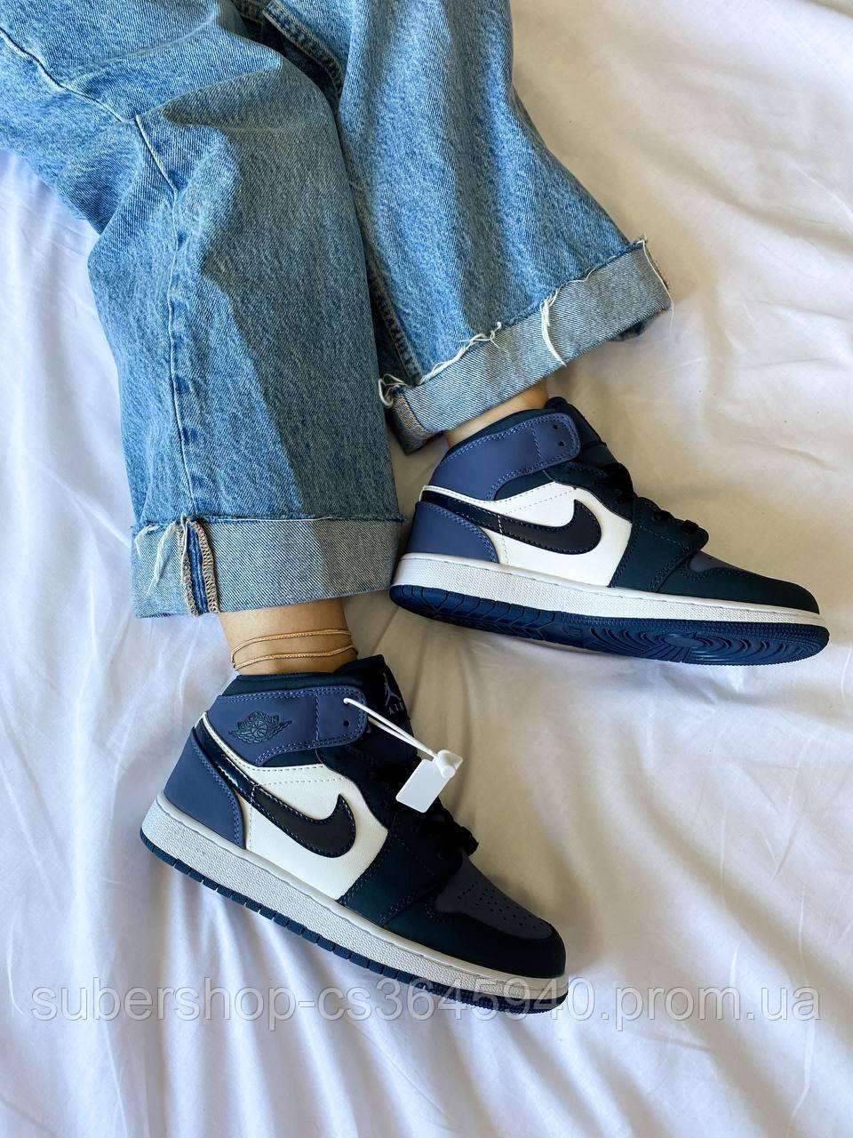 air jordan 1 mid sanded purple on feet