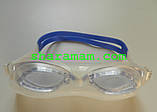 Дитячі окуляри для плавання синього кольору (антифог, захист від UV-променів), фото 2