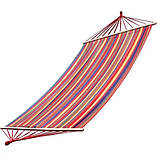 Підвісний гамак з дерев'яними планками, фото 3