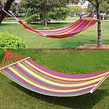 Підвісний гамак з дерев'яними планками, фото 2