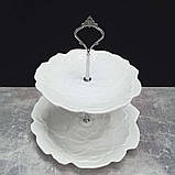 Фруктівниця 2-х ярусна "Квітка" Bona 988-198, фото 4