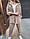 Жіночий стильний костюм сорочка і джоггеры з мікро вельвету, фото 2