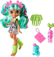 Кукла Рокель и питомец Пещерный клуб Cave Club Rockelle Doll with Teddy-Rex Dinosaur Pet & Neon-bright hair