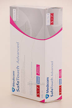 Medicom Рукавички нітрилові 3.5 г, 100 шт - Маджента, розмір S