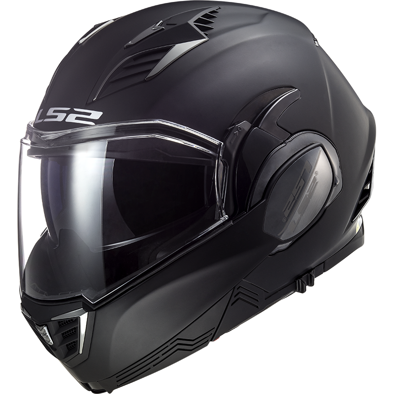 Мотошолом модуляр LS2 FF900 valiant ii solid matt black + pinlock