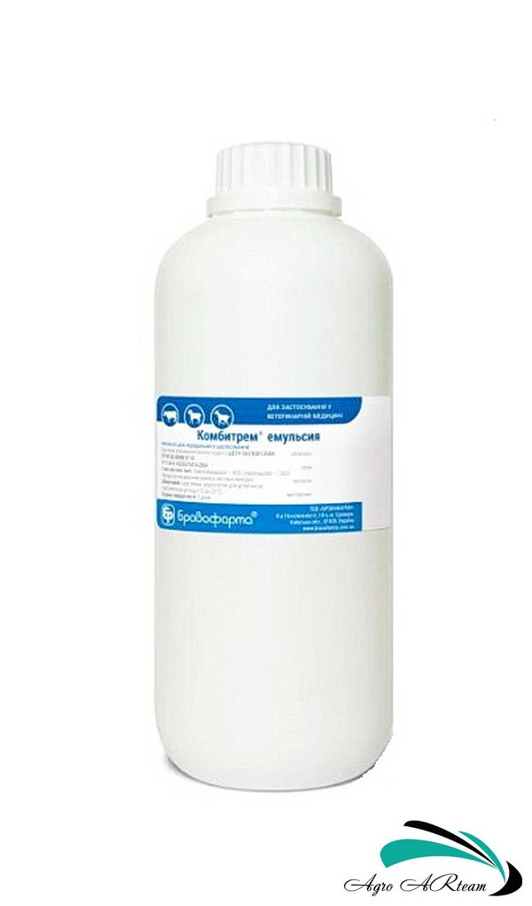 Комбітрем емульсія, 1 л, протипаразитарний препарат, Бровафарма