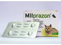 Милпразон для котят и котов Milprazon весом от 0,5 до 2 кг (4 таб)