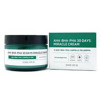 Восстанавливающий кислотный крем для проблемной кожи SOME BY MI AHA, BHA, PHA 30 Days Miracle Cream