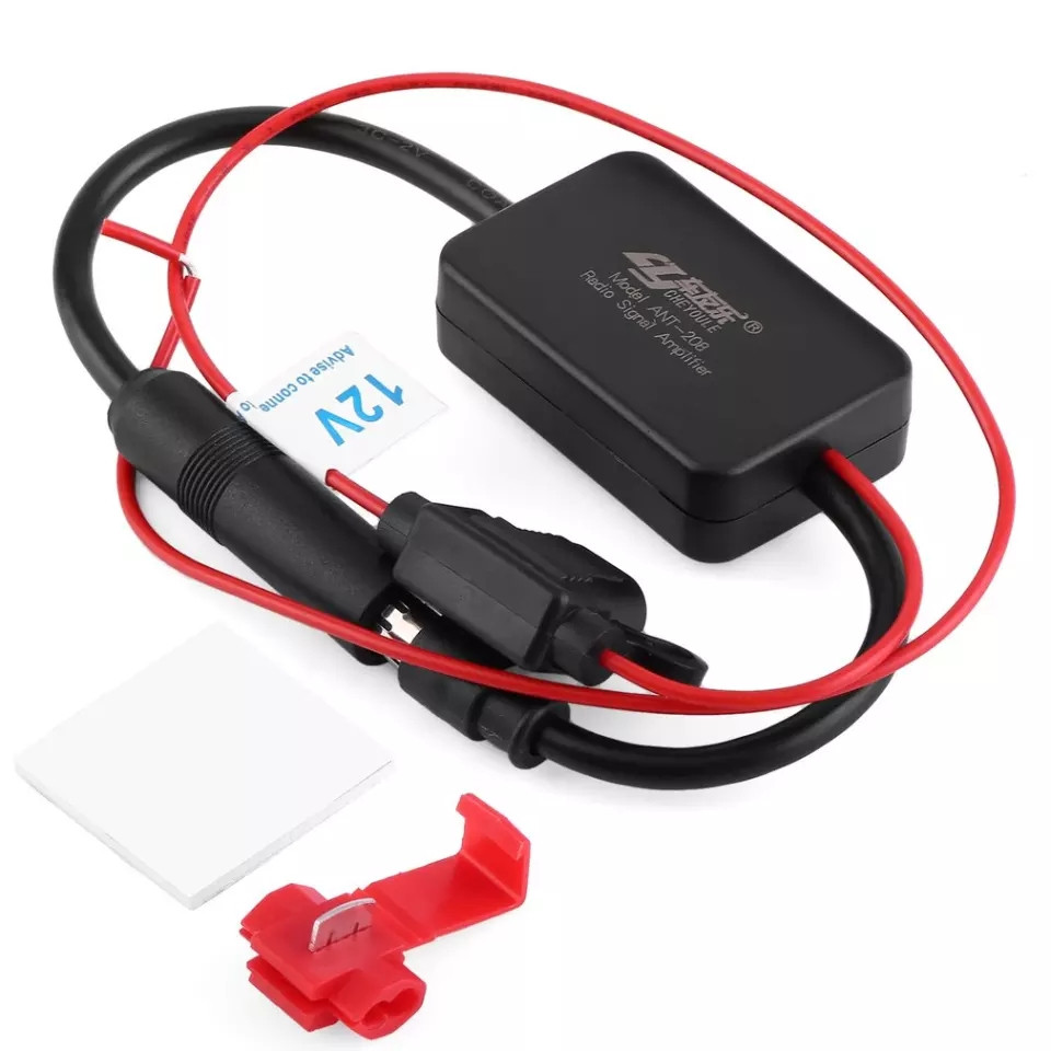 УСИЛЬчик ФМ CHEYOULE Radio Signal amplifier ANT-208 25DBI DC12-24V 50Om