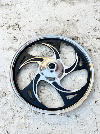 Диск Альфа передній чорний, фото 1