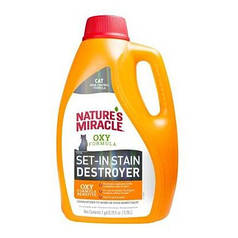 Знищувач плям і запахів від котів з активним киснем Nature's Miracle Cat Set-In Stain Destroyer Oxy Formula 3,7 л