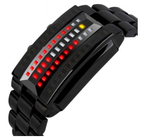 Чоловічий оригінальний годинник Skmei 1035 (Black)