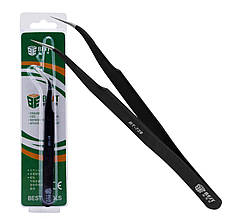 Пінцет BEST кутовий ESD-729 антистатичний гострий лабораторний