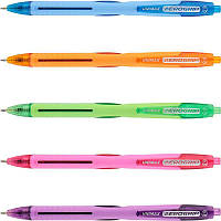 Набір ручок автоматичних кулькових "Unimax" UX-140-20 Aerogrip-3 5 кольорів
