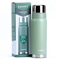 Термос Ranger металлический с двумя чашками Термосы питьевые ranger для чая Термос туристический стальной 0.75