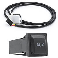 AUX кабель з роз'ємом для забудови в панель Volkswagen, Audi, Skoda, Seat