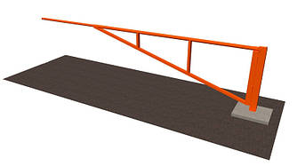 Механічний поворотний шлагбаум BR, 4м