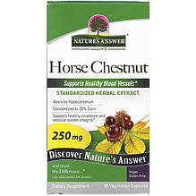 Кінський каштан Nature's Answer "Horse Chestnut" 250 мг (90 капсул)