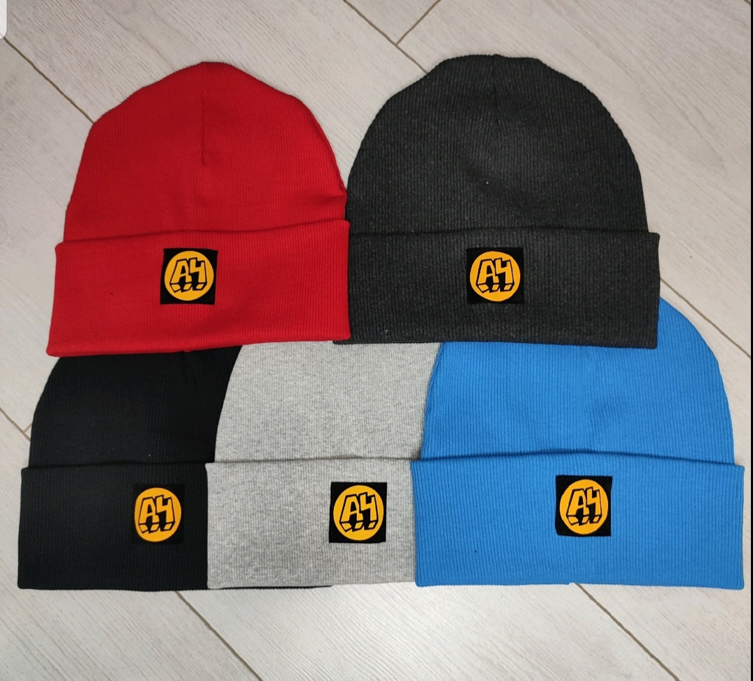 Шапка трикотажна для хлопчика подвійна Р 52-54 оптом