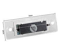 LED підсвітка номера для VW (Фольксваген) Golf 5+ Passat B6 variant Jetta 5 Transporter T5 Caddy 3 Touran, фото 6