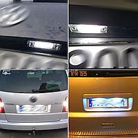 LED подсветка номера для VW (Фольцваген) Golf 5+ Passat B6 variant  Jetta 5 Transporter T5 Caddy 3 Touran