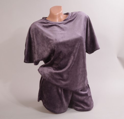 Жіноча піжама (футболка-шорты) ЦаЦа Фіолетовий