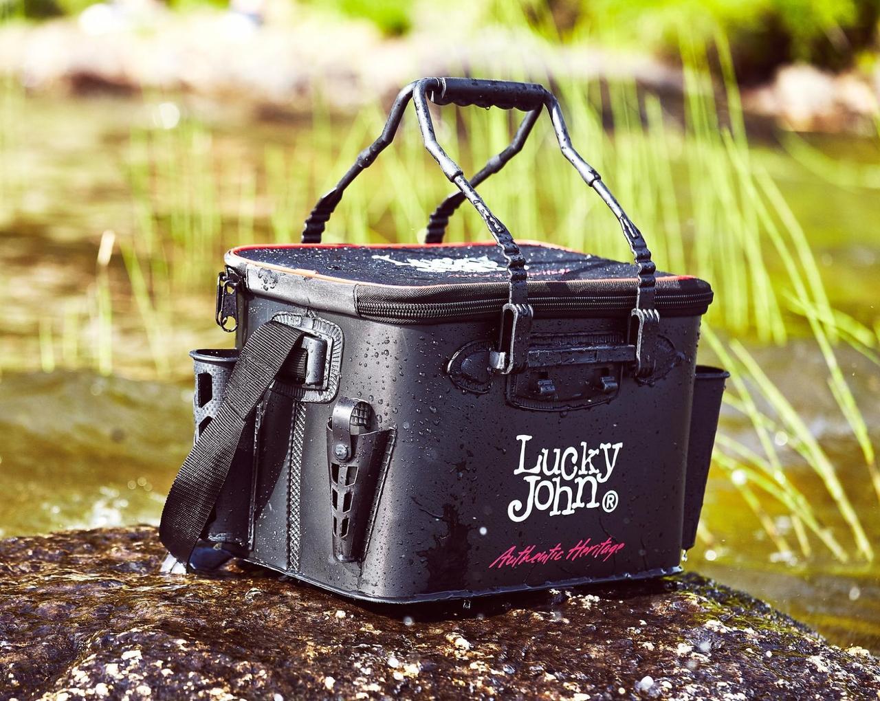 Риболовна сумка з утримувачем вудилища Lucky John 101B