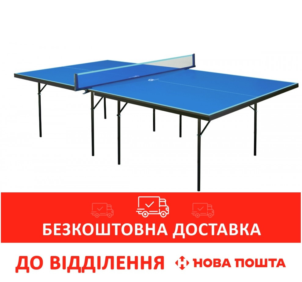 Тенісний стіл для приміщень GSI-Sport Hobby Strong Blue (Gk-1s)