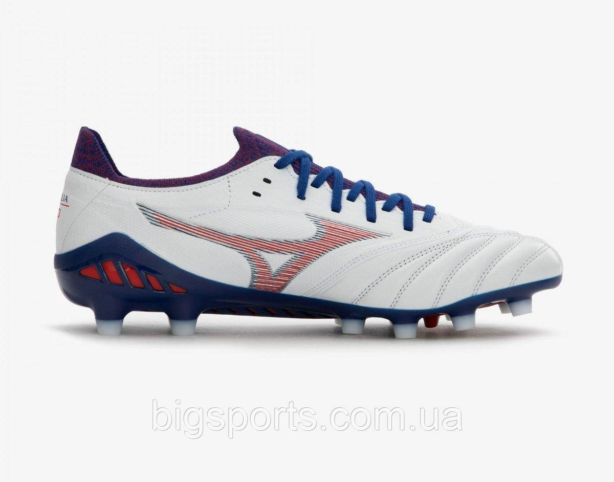 Бутси футбольні чоловіки. Mizuno Morelia Neo III FG білі (арт. P1GA2191-62)
