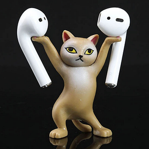 Підставка під кільця, сережки, біжутерію у формі котика Alitek Brown, фото 3