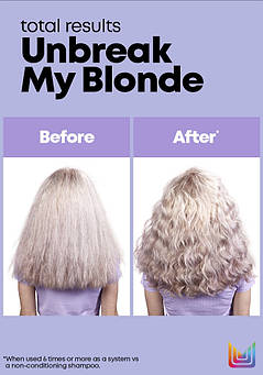 Matrix Unbreak My Blonde Відновлювальний незмивний засіб для м'якості та блиску., фото 2