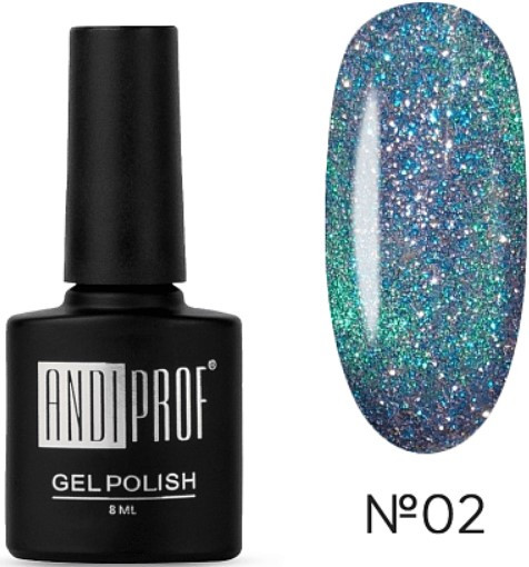 Гель-лак для нігтів Andi Prof Cat Rain, 8 мл №02