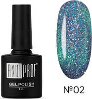 Гель-лак для нігтів Andi Prof Cat Rain, 8 мл №02