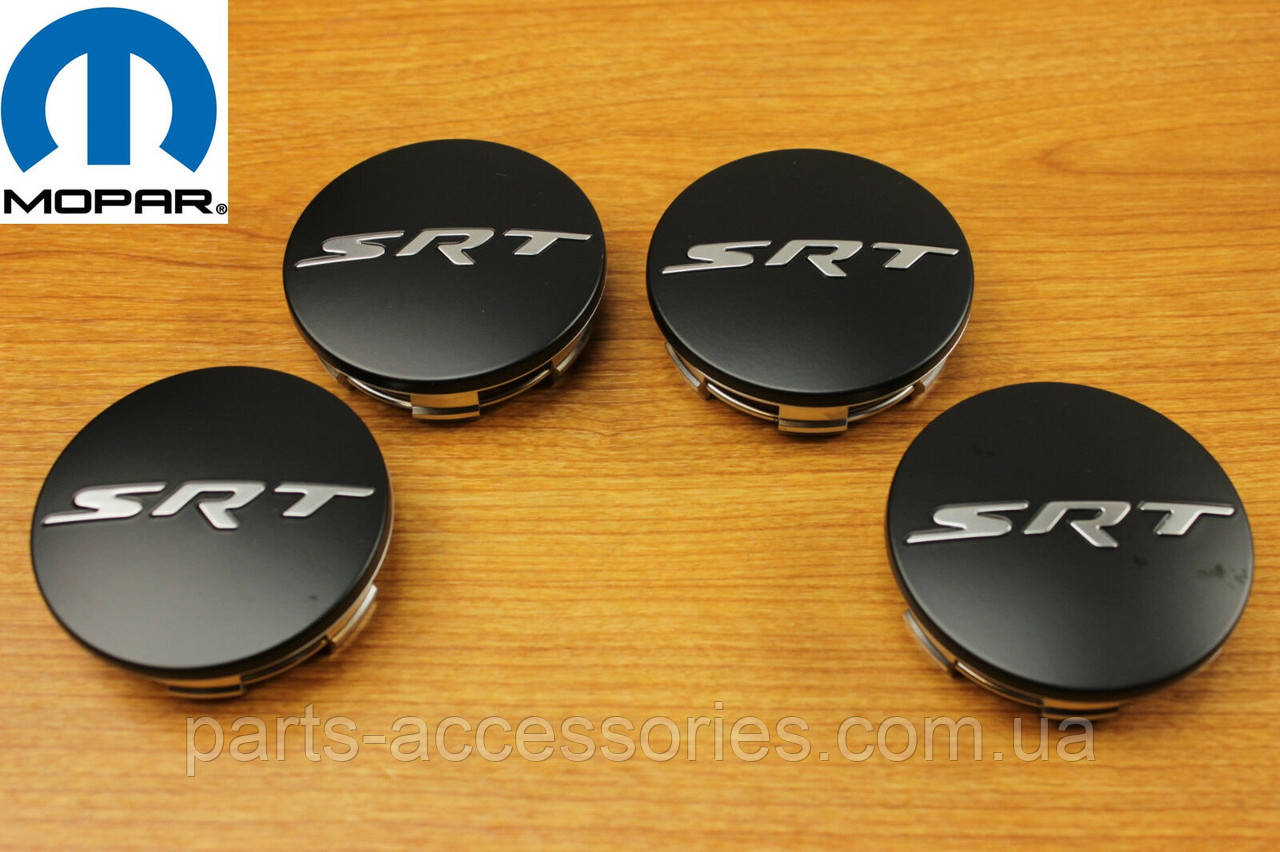 Dodge Challenger Charger 2015-2022 ковпачки SRT чорні в диски Нові Оригінал, фото 1