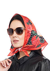 Дизайнерська шовкова косинка "Танець"