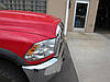 Dodge RAM 1500 2009-2019 Дефлектор хромовий мухобойка на капот Новий Оригінал, фото 5
