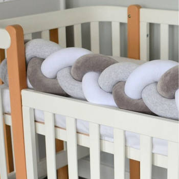 Захист в ліжечко Бампер-коса Baby Veres Grey Gradient 120х15 см
