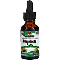 Родиола розовая Nature's Answer "Rhodiola Root" экстракт корня без спирта, 100 мг (30 мл)