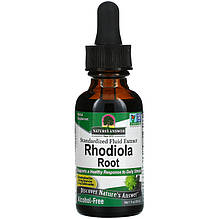 Родіола рожева Nature's Answer "Rhodiola Root" екстракт кореня без спирту, 100 мг (30 мл)