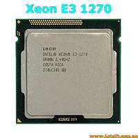 Чотирьохядерний процесор Intel Xeon E3 1270 3.4-3.8Ghz turbo LGA 1155 socket 1155 аналог Core i7 2600K