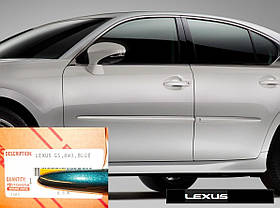 Lexus GS GS350 GS450H 2012-2017 Молдинги на двері передні задні колір Meteor Blue Нові Оригінал