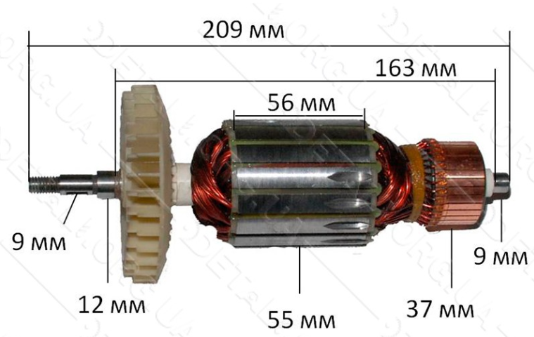 Якір на болгарку Einhell BT-AG 2350, фото 1