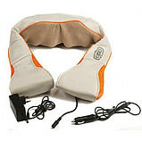 Роликовий масажер для спини та шиї Massager of Neck Kneading 220+12 w, фото 6